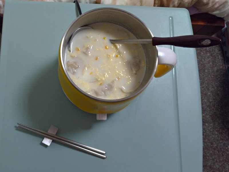 玉米湯餃