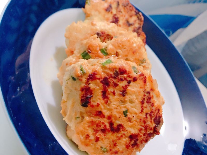雞肉豆腐漢堡排