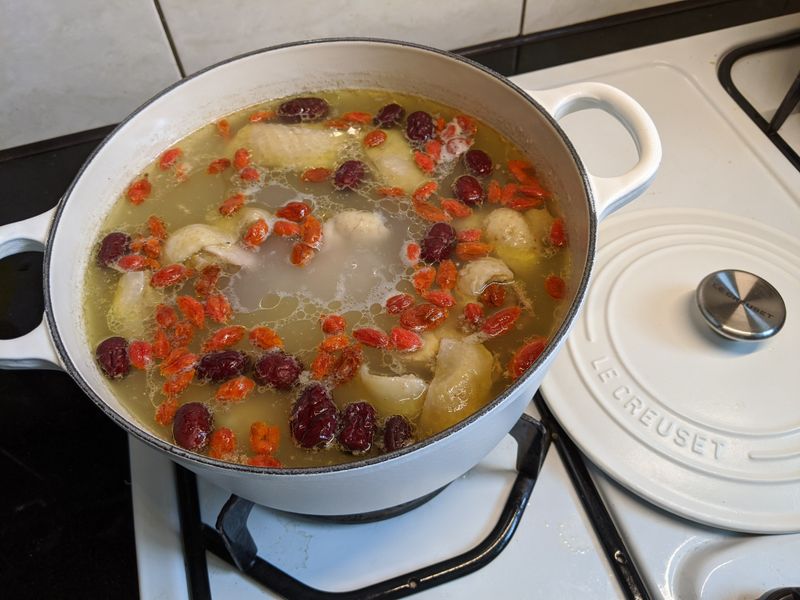 糙米雞湯