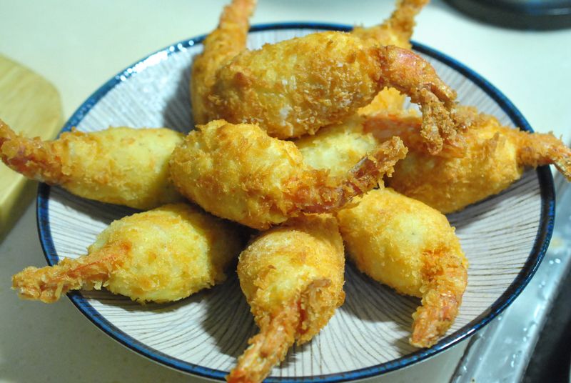 馬鈴薯麵包蝦