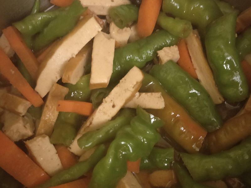 糯米椒炒豆干