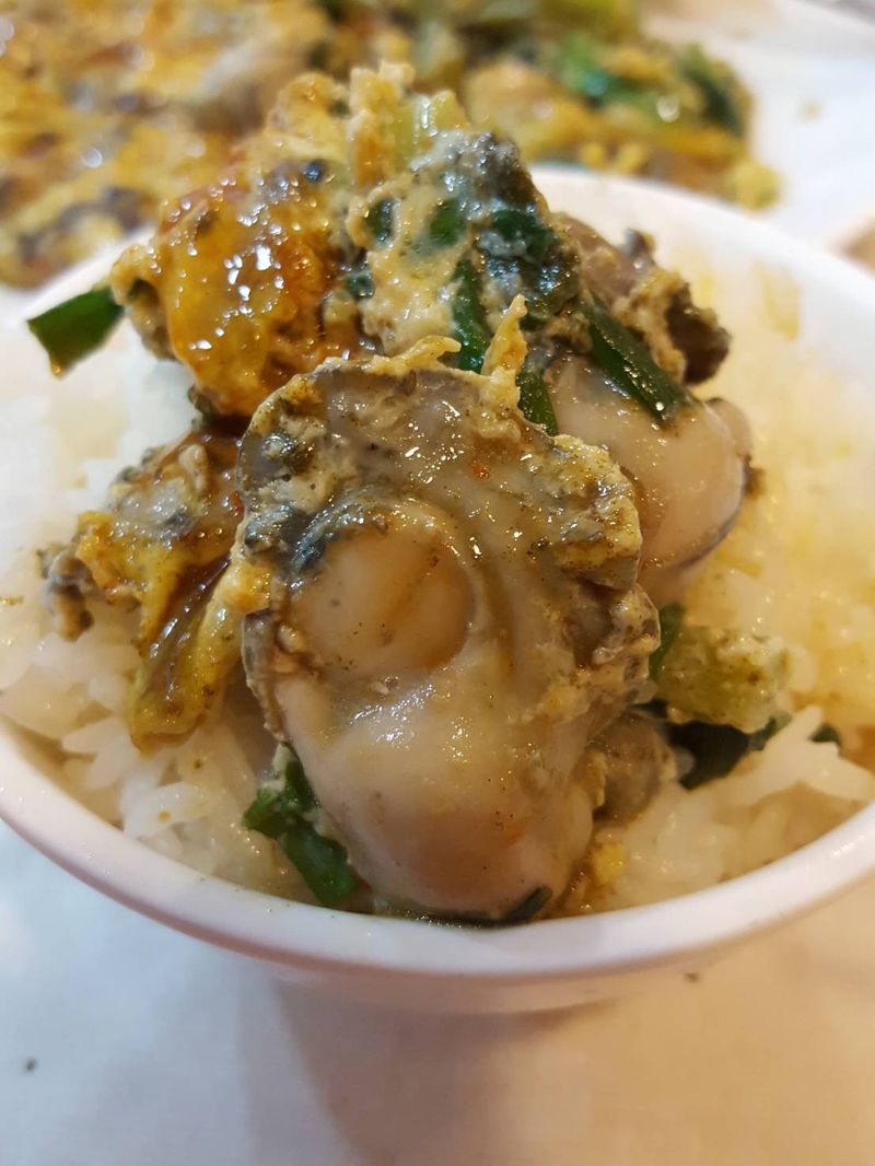 韭菜煎蚵仔蛋