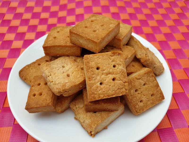 【奶素】肉桂奶油乳酪方塊餅乾(無蛋)