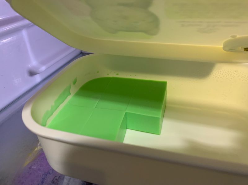 斑蘭椰汁糕