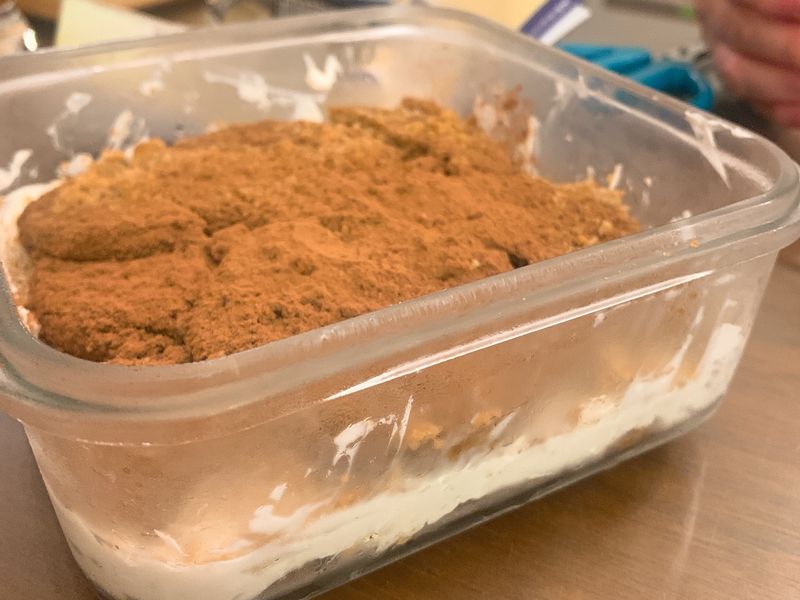 Tiramisu 不加蛋,免烤免手指餅乾