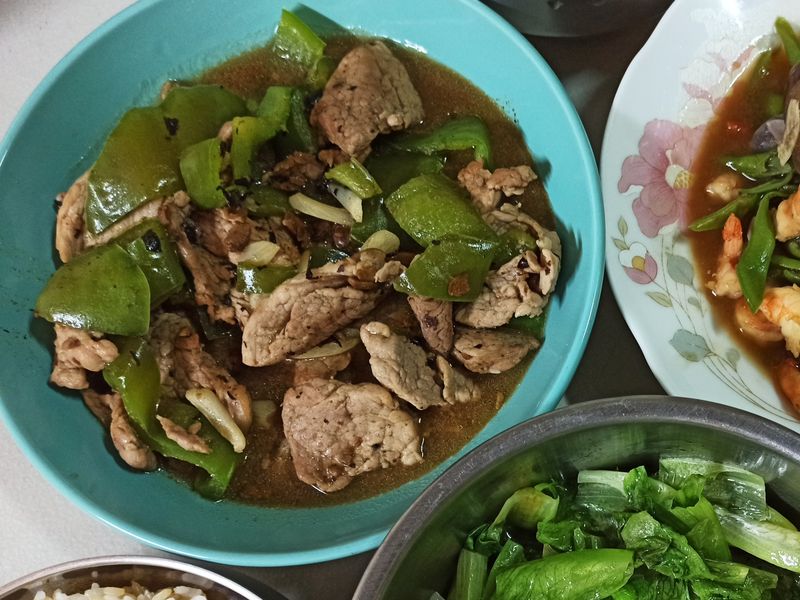 豆豉炒肉片