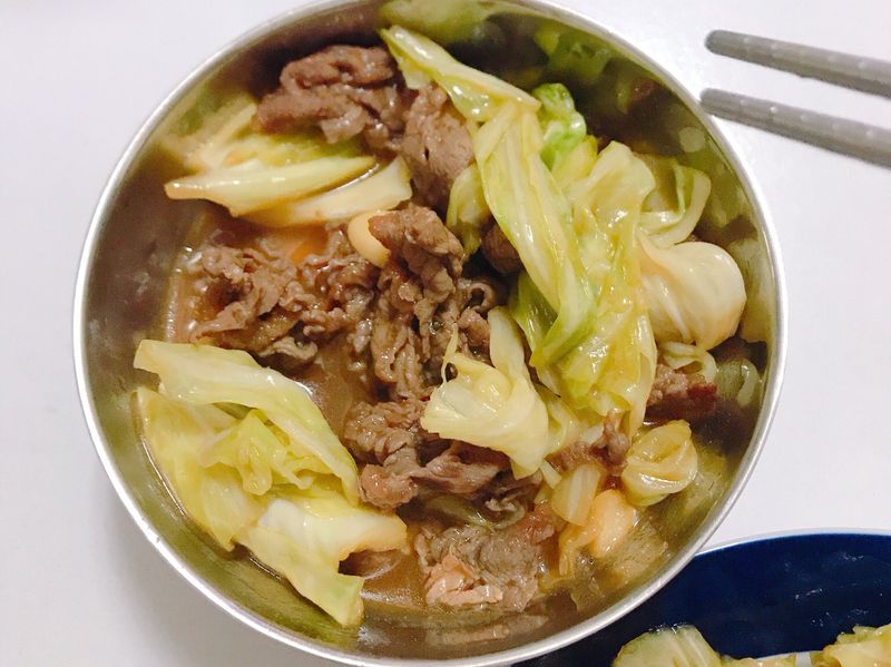 蠔油高麗菜牛肉