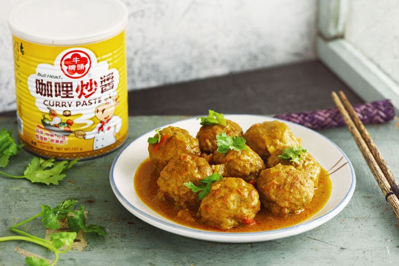 咖哩燉肉丸子