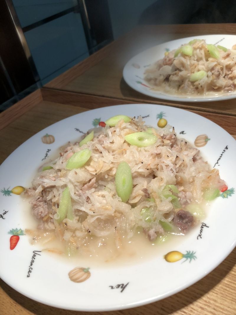 蝦皮炒肉末蘿蔔絲