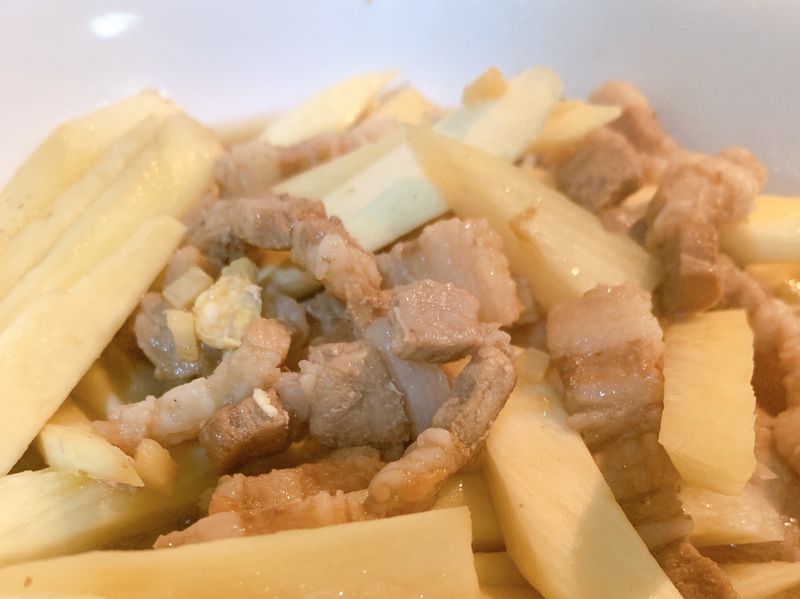 茭白筍炒肉絲