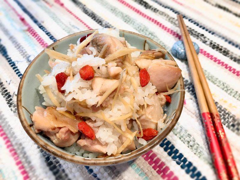 麻油雞飯