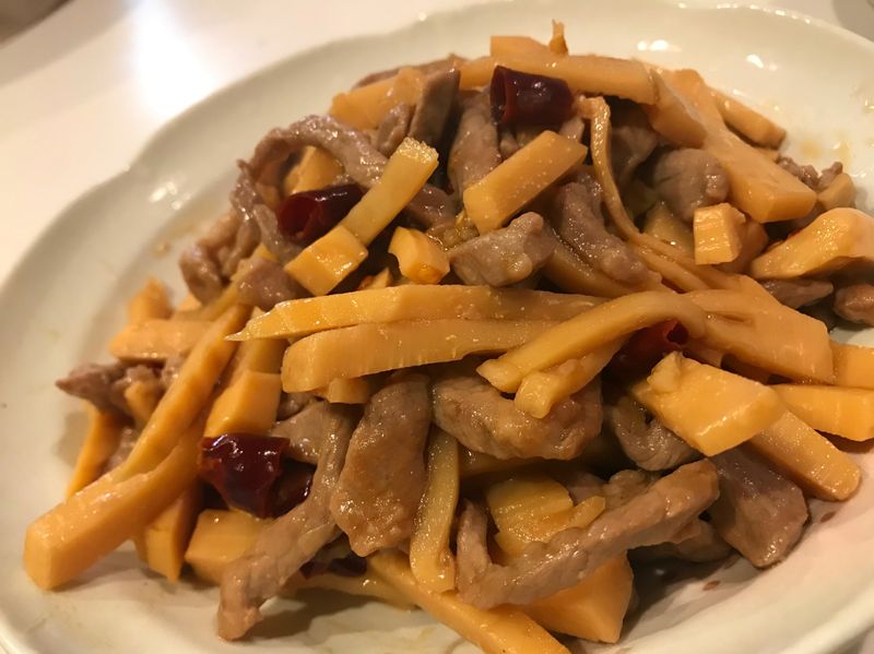 竹筍炒肉絲