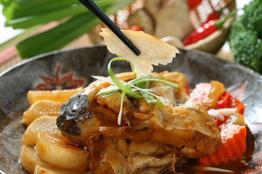 [HUG網路超市料理餐桌]紅燒魚下巴