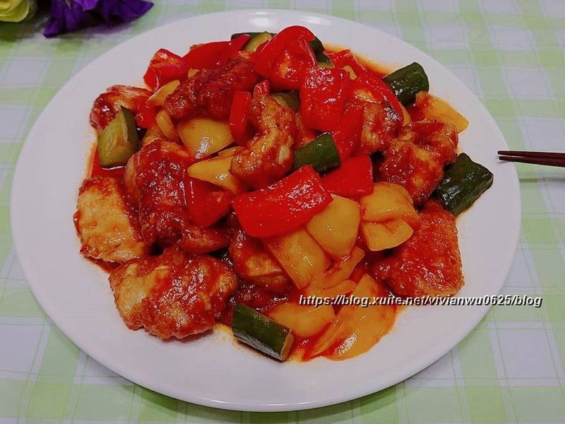 家常菜~糖醋雞丁
