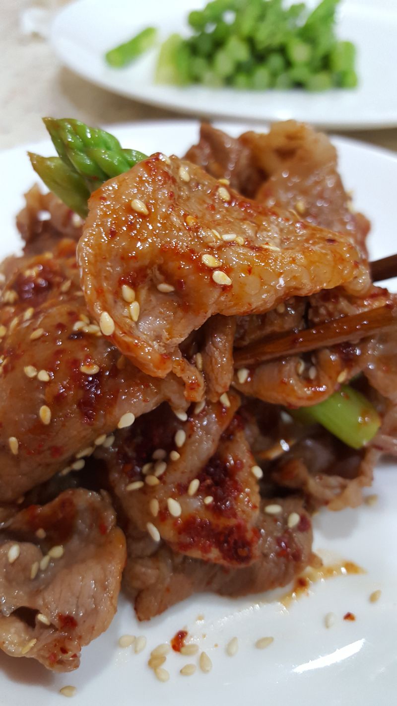 肉片包蘆筍