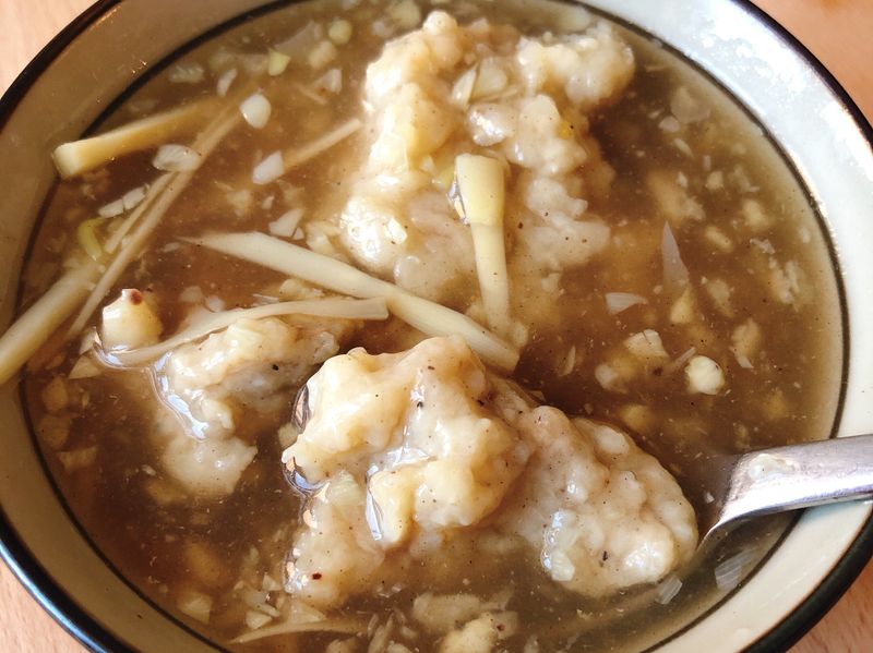 蒜味肉羹湯