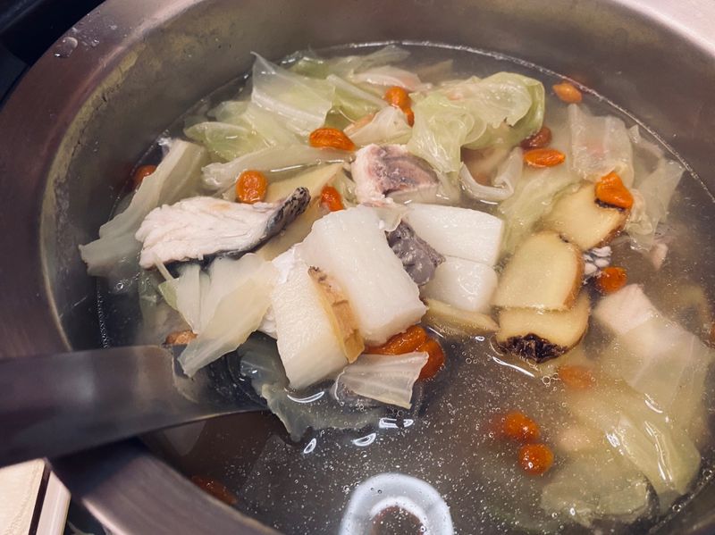 山藥枸杞鱸魚湯