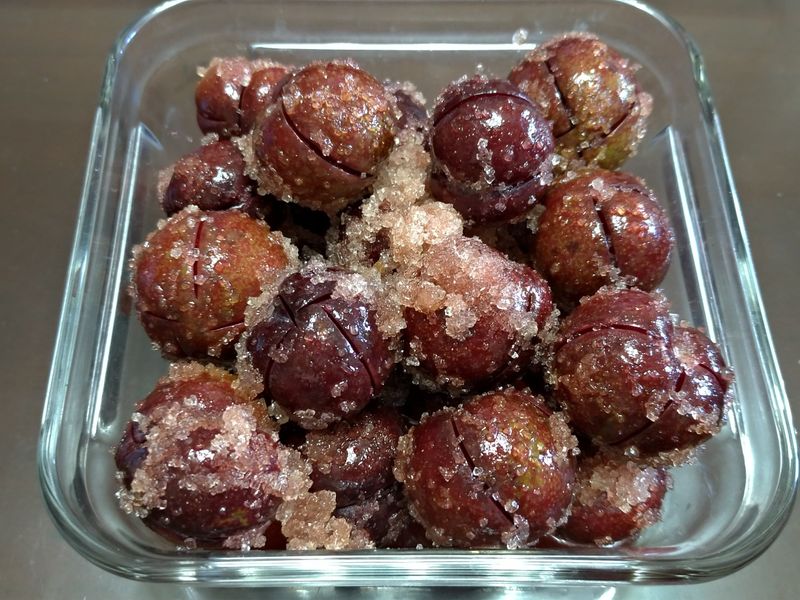 糖醃李子