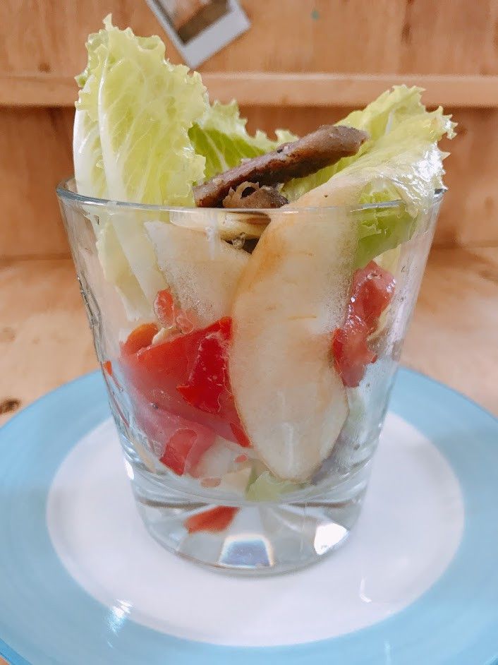 沙拉牛排