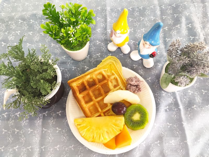 芋頭水果鬆餅