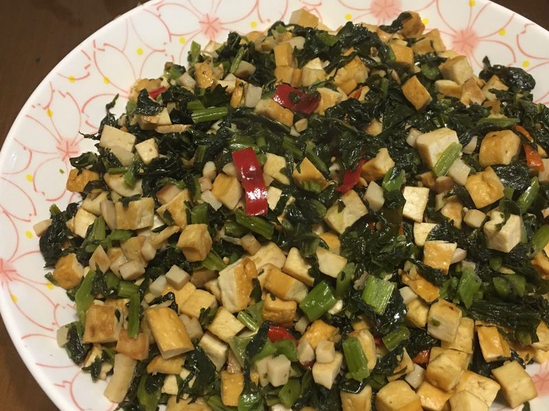 雪菜炒豆乾（全素）