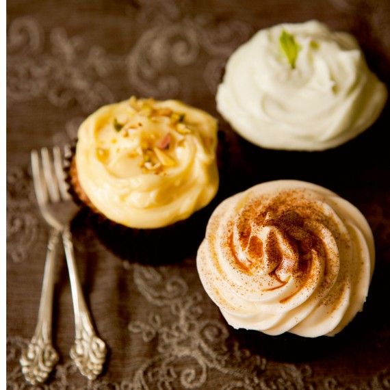Christmas Espresso & Brandy Cupcakes