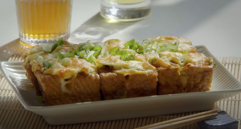 蔥香味噌起司炙烤油豆腐