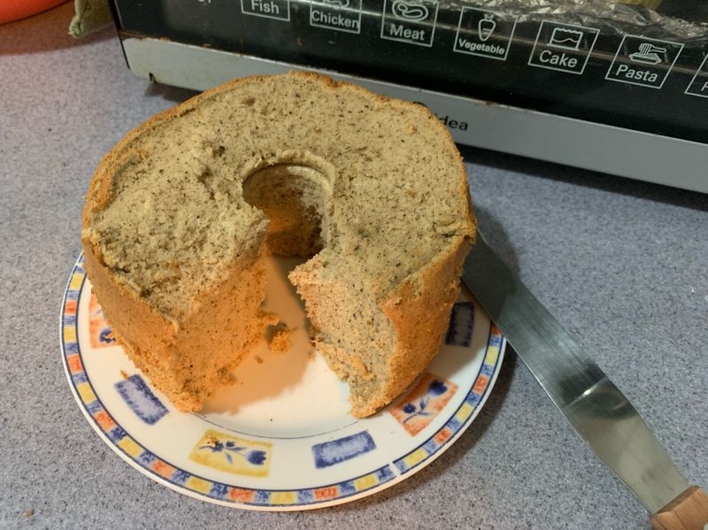 焙茶戚風蛋糕