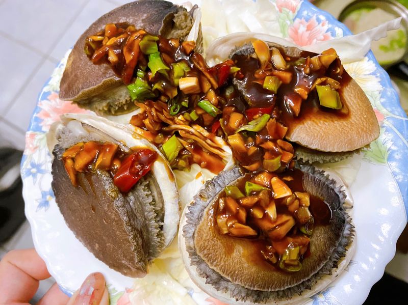 五味醬活鮑魚