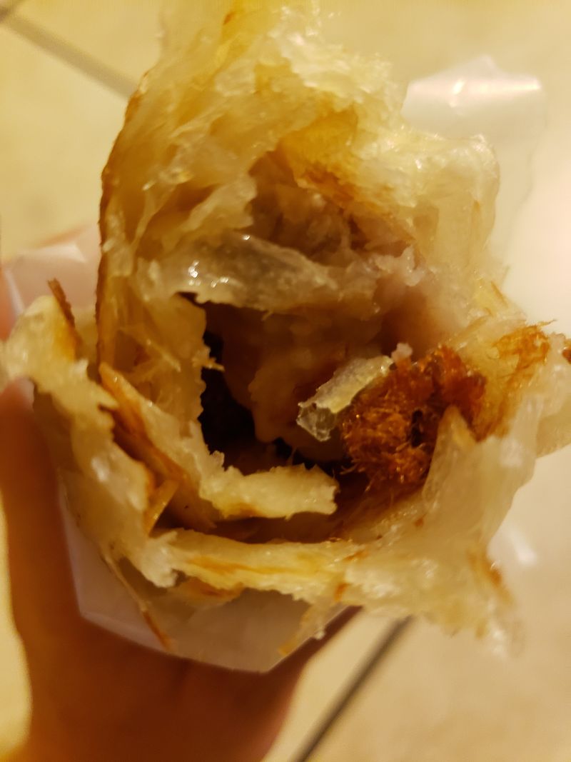 芋泥肉鬆抓餅