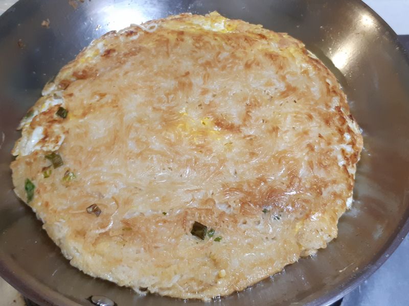 麻油麵線煎