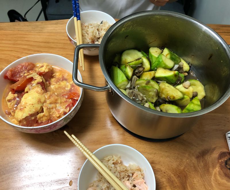 三文魚炊飯