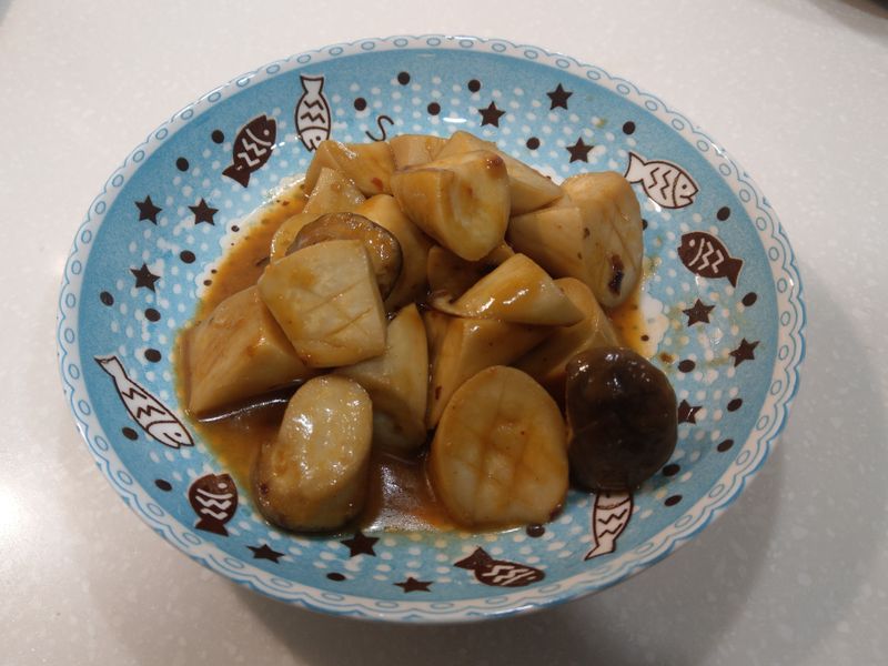 辣味噌煮杏鮑菇（素）