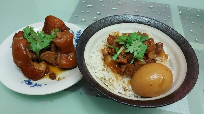 滷肉飯+滷豬腳