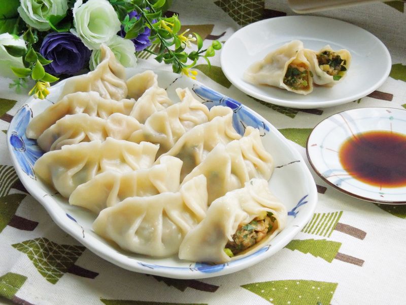 當歸葉水餃/新豬肉