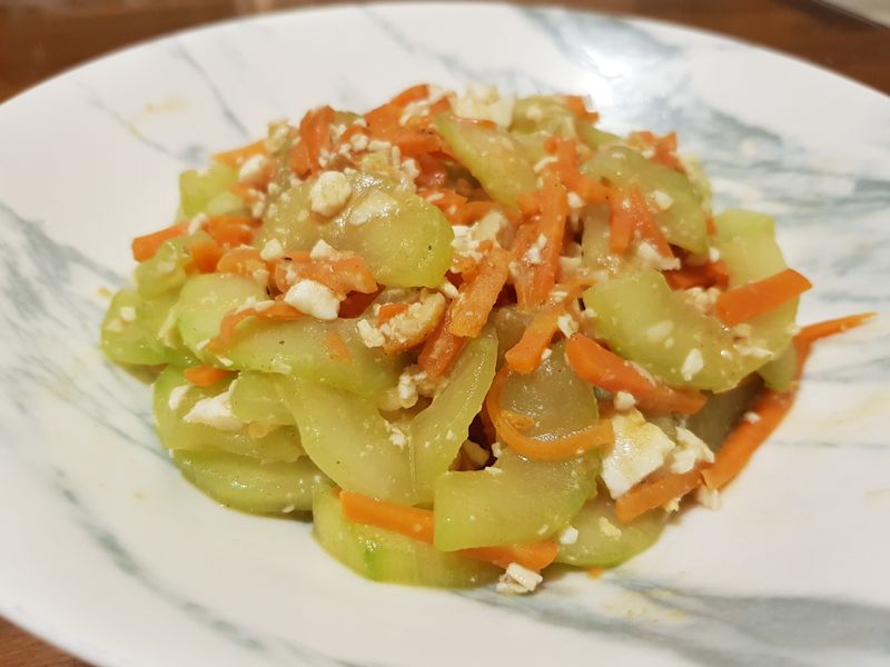 鹹蛋炒大黄瓜