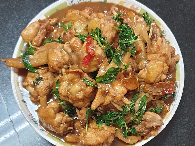 家常三杯雞