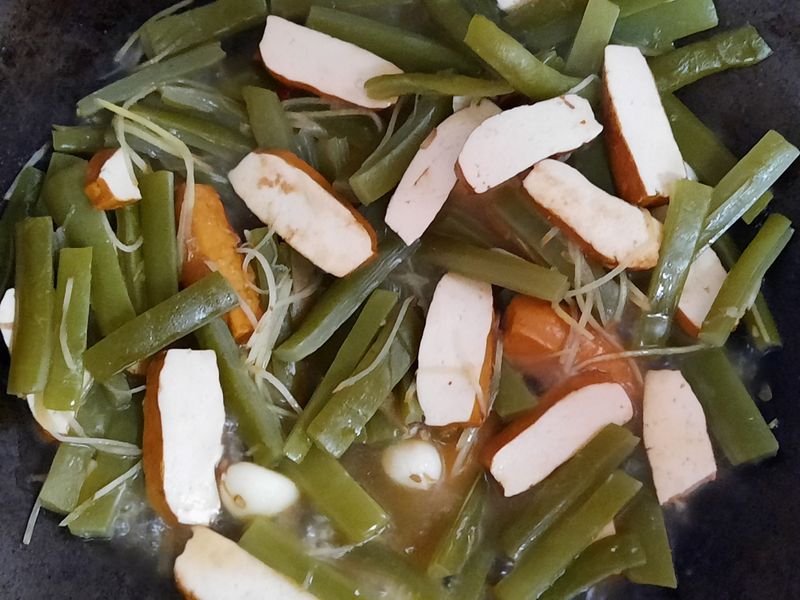 炒素食海帶根