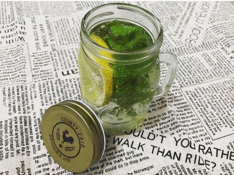 薄荷氣泡飲