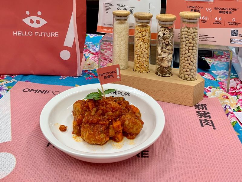 義式番茄青蔬新豬肉丸(五辛素無蛋奶)