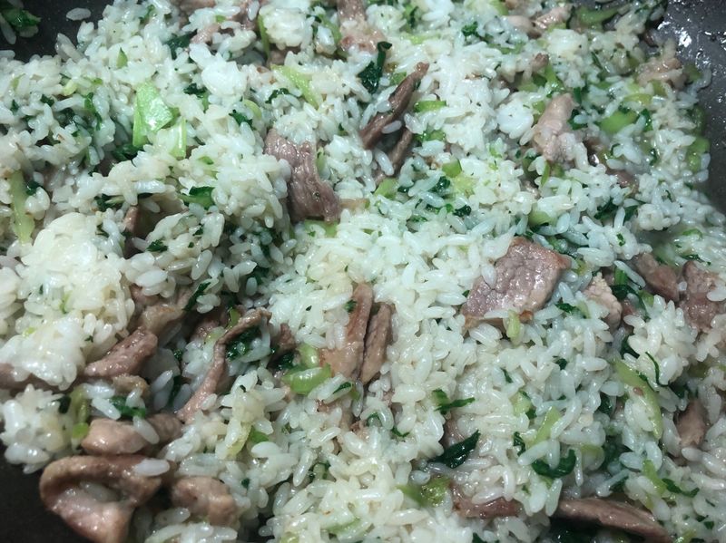 簡易版上海菜飯
