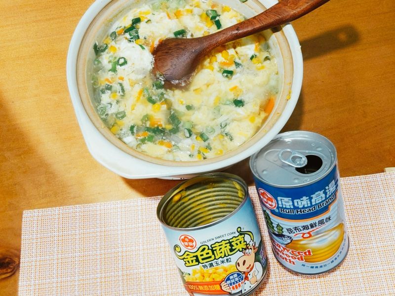 快手玉米蛋花湯