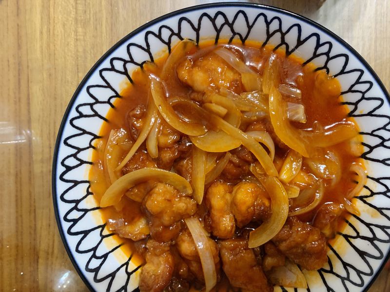 糖醋雞腿丁