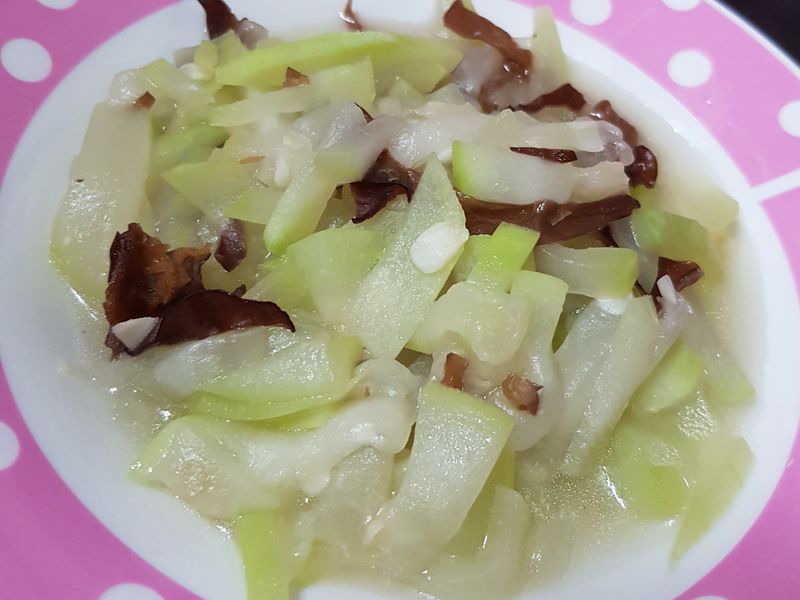 素食：清炒胡瓜