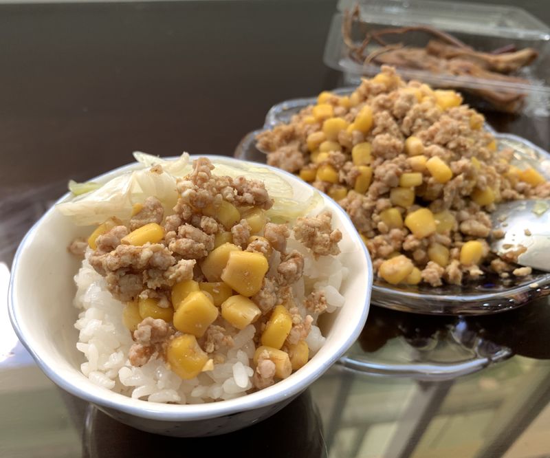 沙茶玉米肉末