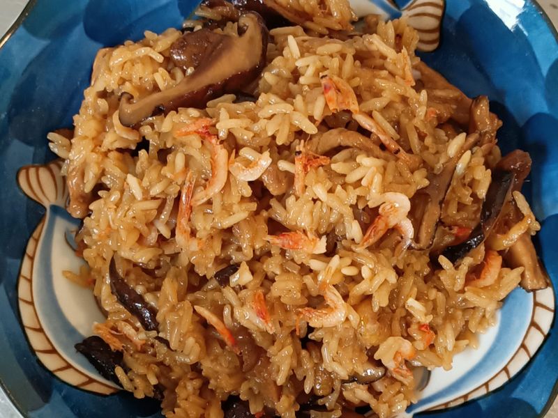 香菇油飯/櫻花蝦油飯(手動翻炒版/非電鍋