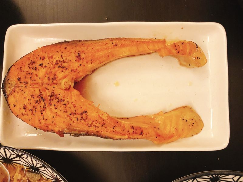 胡椒奶油香鮭魚