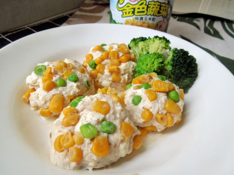 玉米雞肉丸