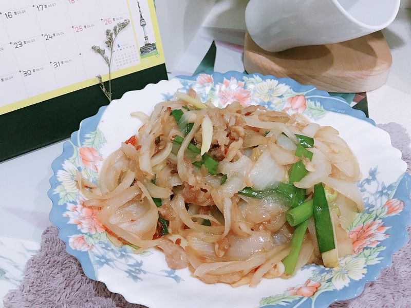 蔥爆豬肉