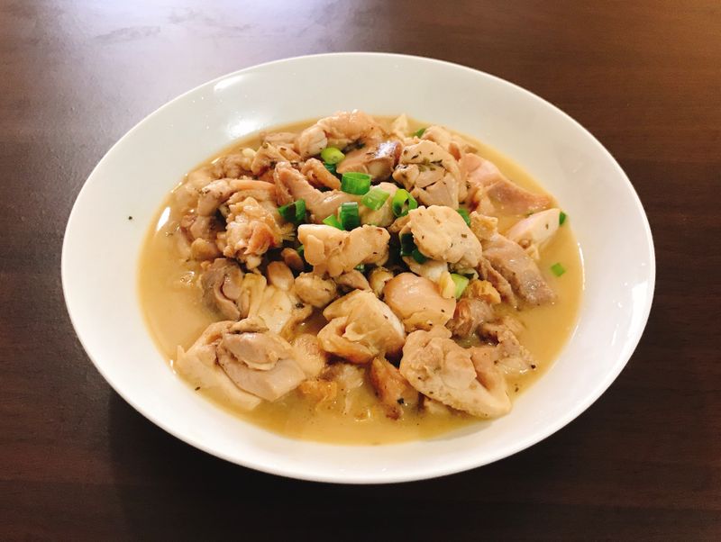 蒜味蠔油嫩雞